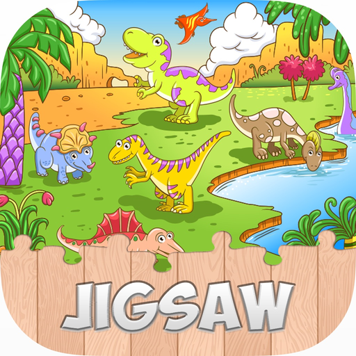 Dinosaur Jigsaw Puzzle Dino for toddlers and kids app icon