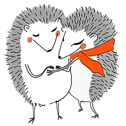 Mr. Hedgehog Animated Stickers app icon