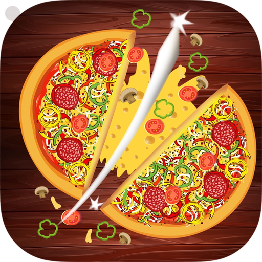 Pizza Ninja - Be Ninja & Cut pizza top free games app icon