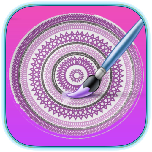 Mandala coloring book - for adults app icon