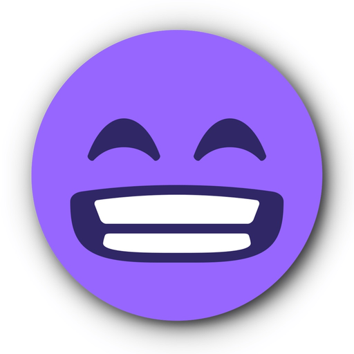 PURPLE Emoji • Stickers app icon