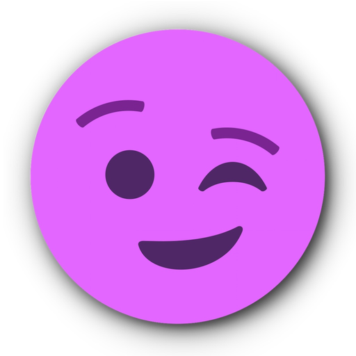 FUCHSIA Emoji • Stickers app icon