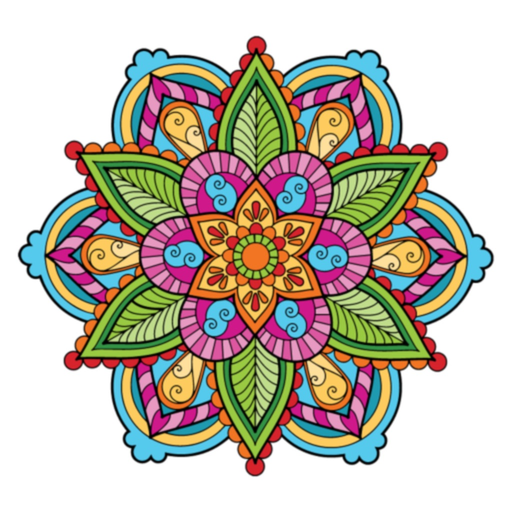 Fun Coloring Pages for Adults app icon