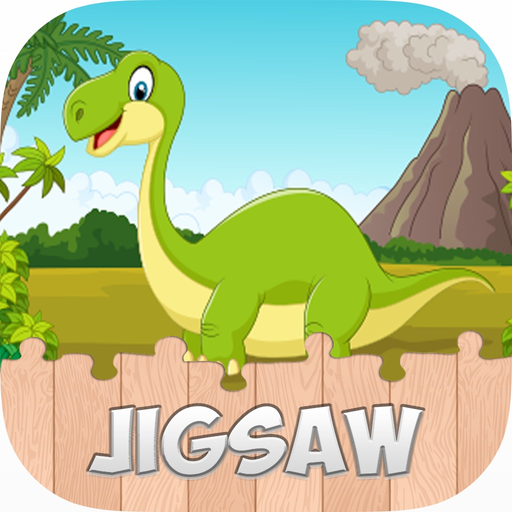 Dinosaur Jigsaw Kids Dino Puzzles Learning Games app icon