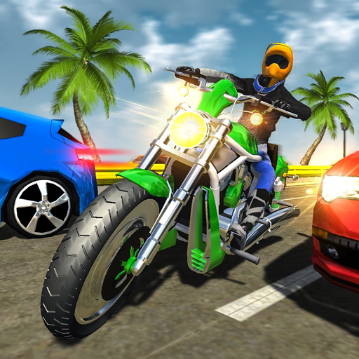 Bike racing Highway Traffic Wheeling 3D master app icon