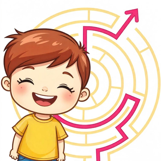 Classic mazes for drawing app icon