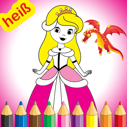 Ausmalbilder für Kinder Kleine Prinzessin app icon