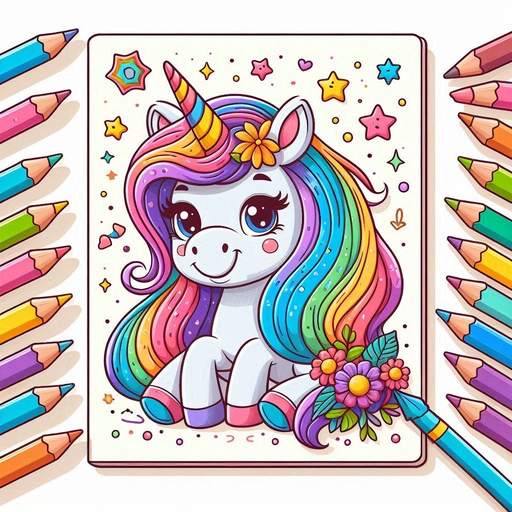 UnicornS & pegasus coloring app icon
