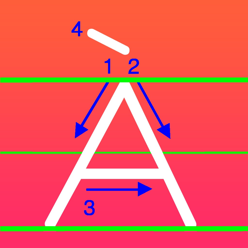 Trace French Letters,Capital app icon