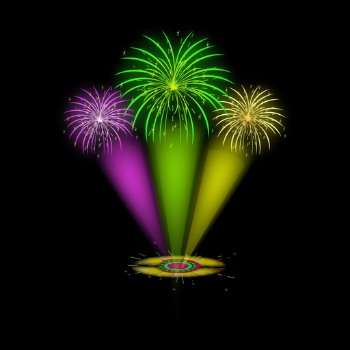 Lights & Fireworks: On Photos! app icon