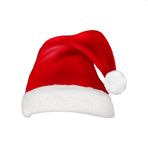 Santa Hat and Beard Stickers app icon