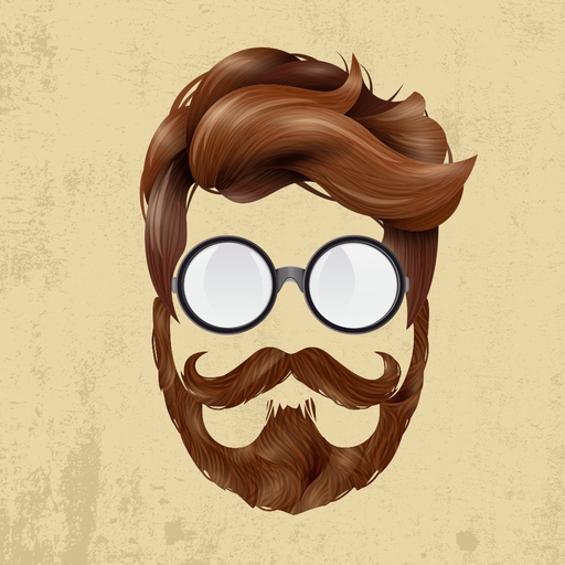 Man Hair Style & Beard Changer app icon