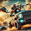 Car Shooting & Racing Game icon