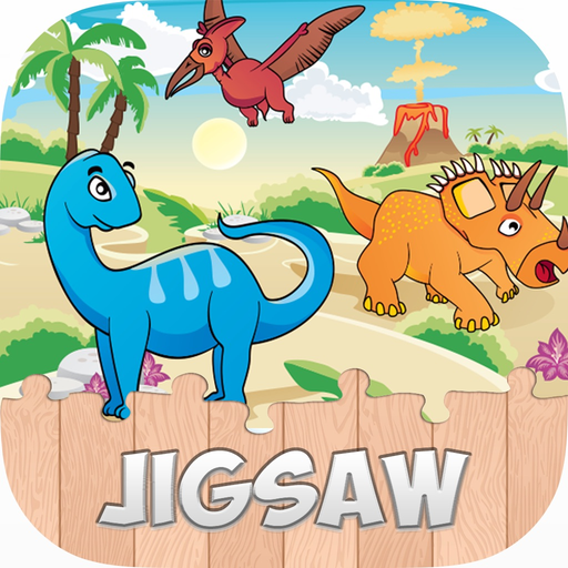 Kids Dinosaur Dino Puzzle Games For Toddlers Boys app icon