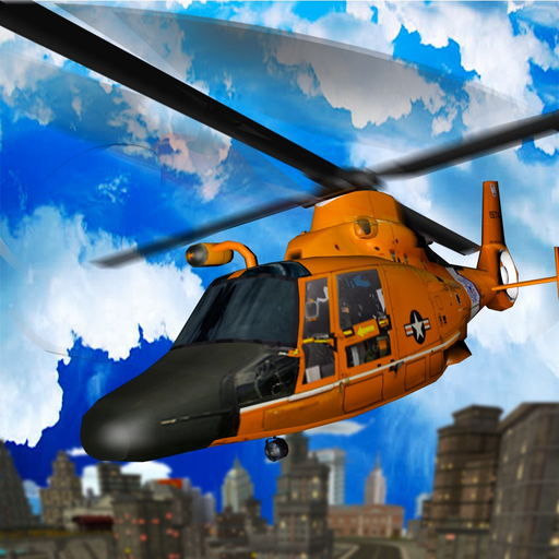 Helicopter Rescue Flight Simulator 3D: City Rescue app icon