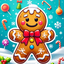 Gingerbread & Christmas Cookie icon