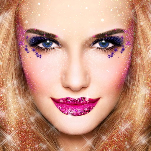 Glitter Makeup Camera - Glamour Makeup Effect app icon