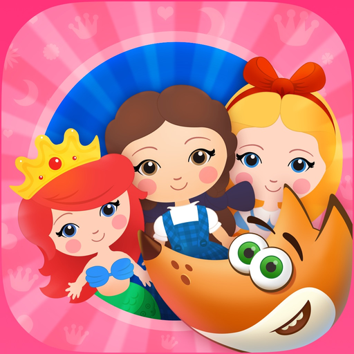 Tim the Fox - Paint the Princess coloring for girl app icon