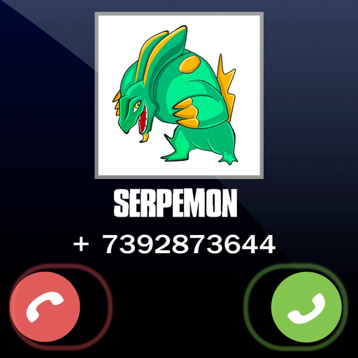 Fake Call Monster Joke app icon