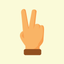 Hand Sign Stickers icon