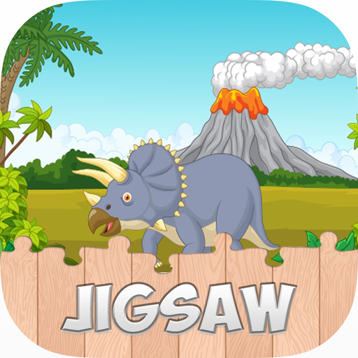 Dinosaur Park Jigsaw Puzzle Games Free For Kids app icon