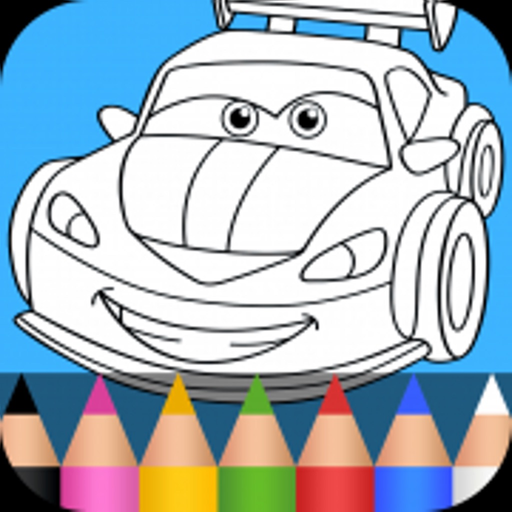 Cars Coloring Pages & Race app icon