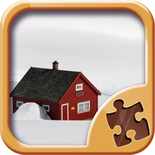 Snow Landscape Puzzle Game - Winter Jigsaw Puzzles app icon