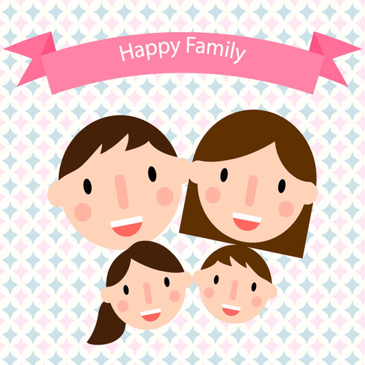 My Family Story - Baby Learning English Flashcards app icon