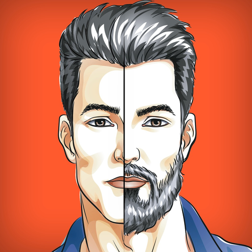 Man Hair Mustache Beard Style app icon