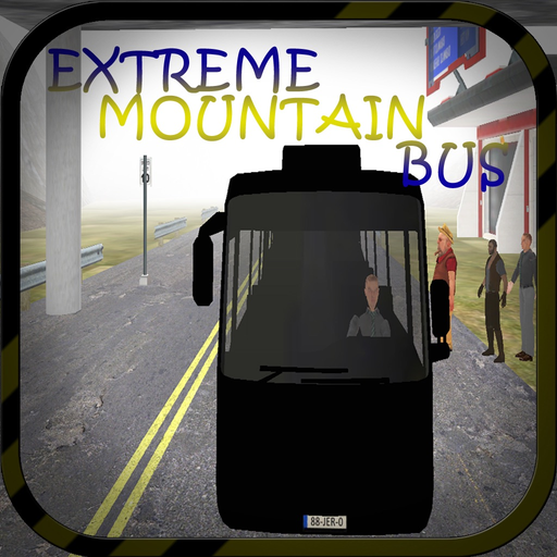 Adrenaline rush of dangerous mountain bus driving app icon