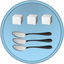 Sugar grams to Cubes & Spoons icon