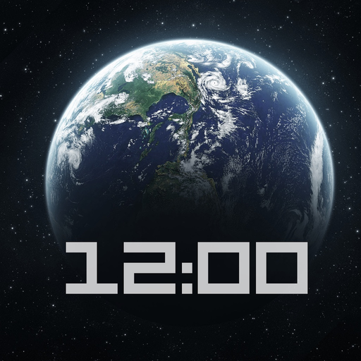 Earth Clock Plus app icon