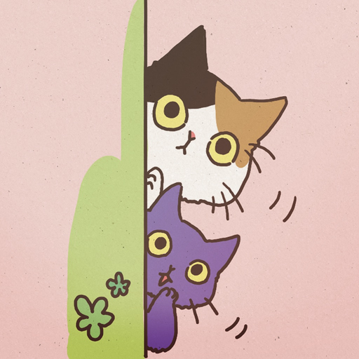 Black Cat and Calico Cat app icon