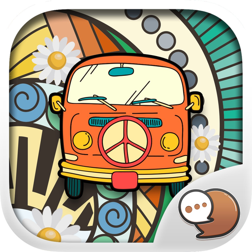 Hippie Emoji Stickers by CS app icon