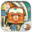 Hippie Emoji Stickers by CS icon