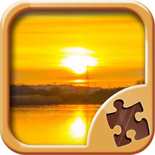 Sunset Puzzle Game - Nature Picture Jigsaw Puzzles app icon
