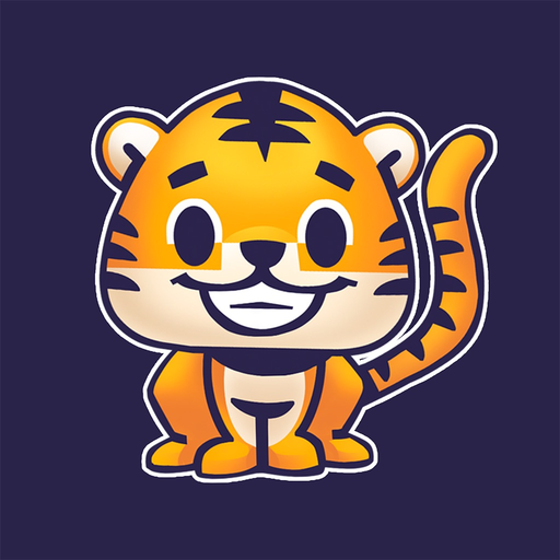 Rawai Tiger - baby tiger stickers for kids park app icon