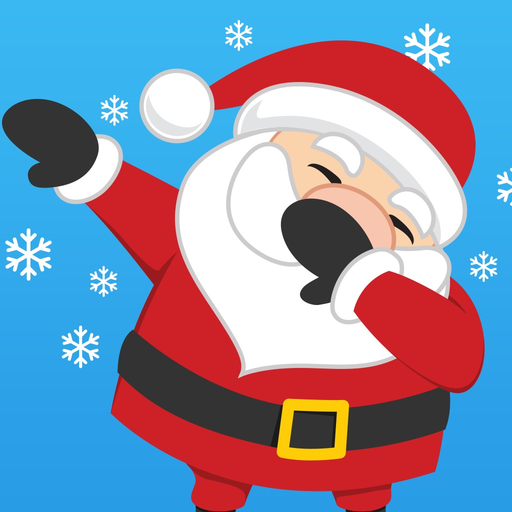 Dabbing Santa Photo Editor with Christmas Stickers app icon