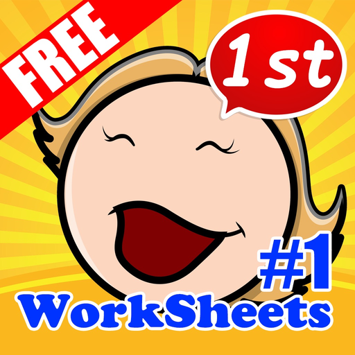 First Day 1st Grade worksheets with Spelling Words app icon
