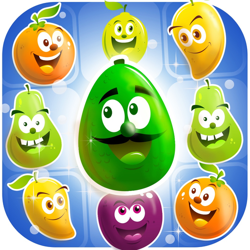 Candy fruit blast Match 3 - free puzzle games 2017 app icon