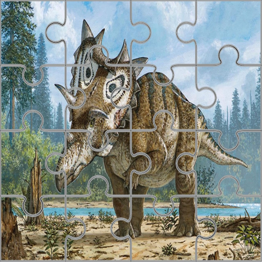 Dino Puzzle Jigsaw Toddlers Kids Preschool Games app icon