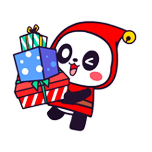 Merry Christmas Panda app icon