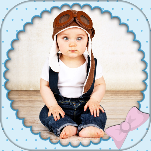 Cute Photo Frames & Stickers app icon