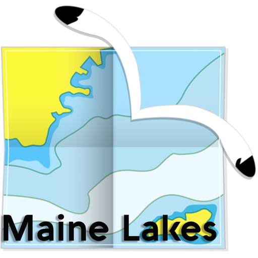 Maine Lakes - GPS fishing maps app icon