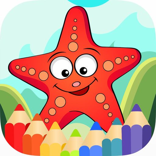 Animals Coloring Pages for Kids Boys & Girls app icon