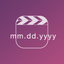 Video Dater Free(Time Stamp Video) icon
