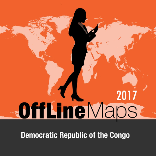 Democratic Republic of the Congo Offline Map and app icon