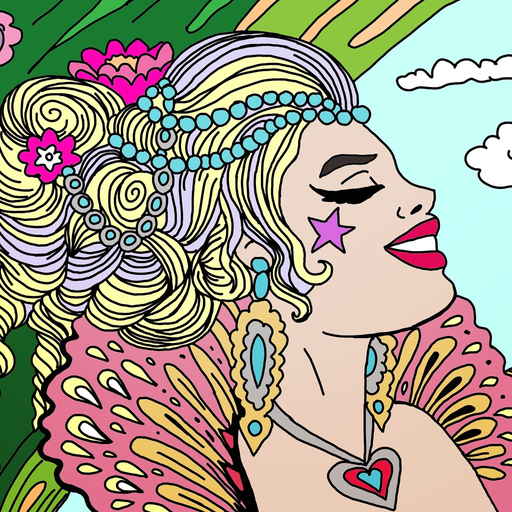 Wonder Places Intricate Color app icon