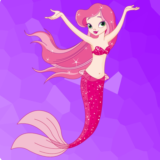 Mermaid Coloring Book Game For Adults & Kids Spree app icon