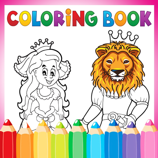 Princess Coloring Pages Beauty and the Beast app icon